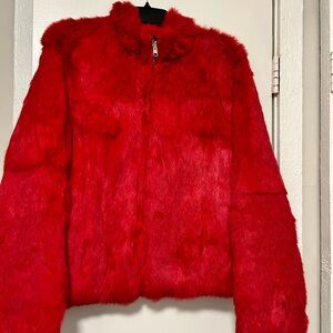 SOLD! Wilson's Leather Furry Jacket